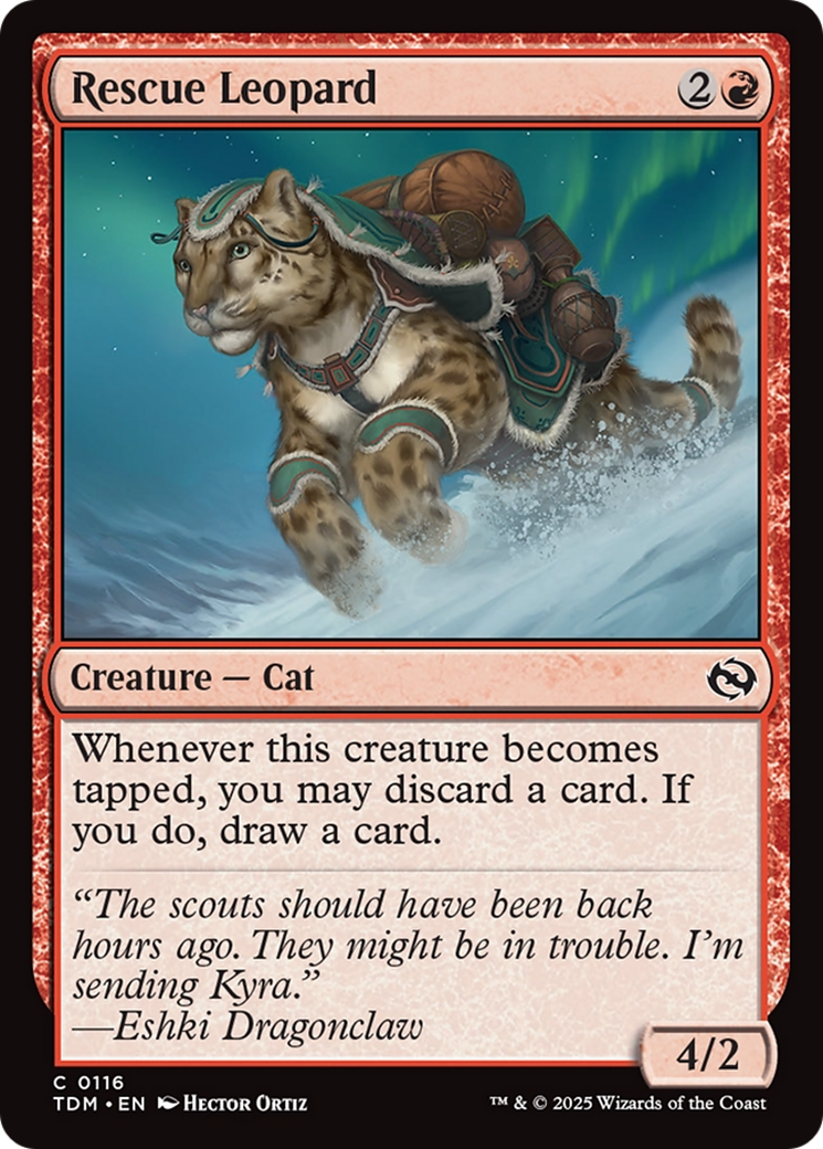Rescue Leopard (TDM-116) Foil