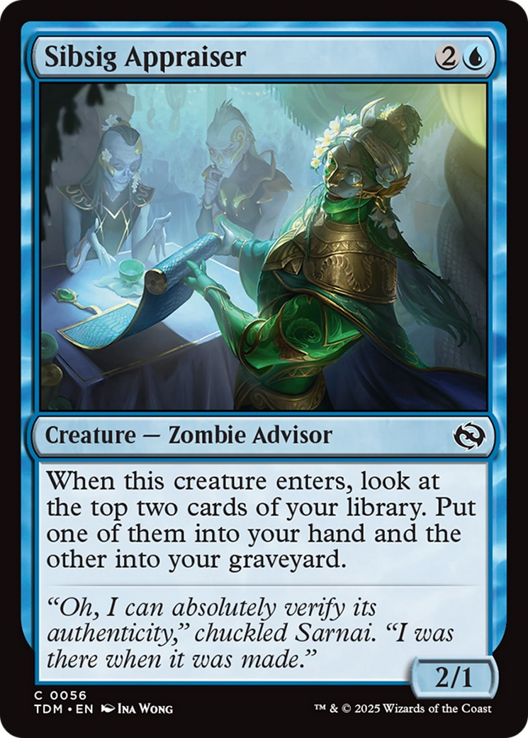 Sibsig Appraiser (TDM-056) Foil