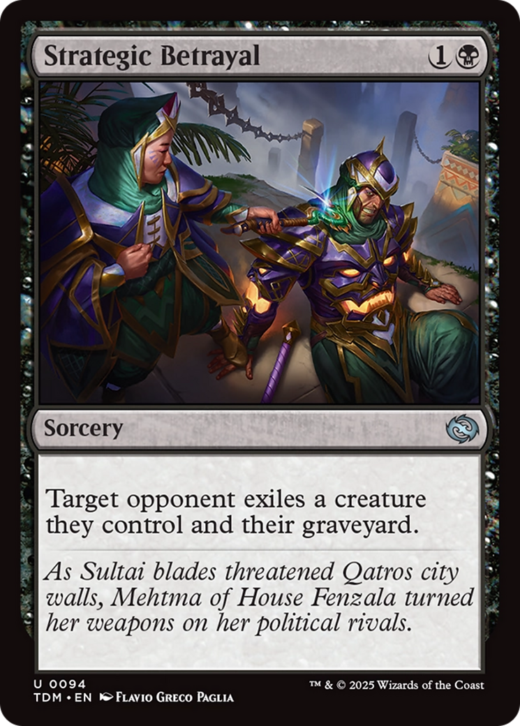Strategic Betrayal (TDM-094) Foil