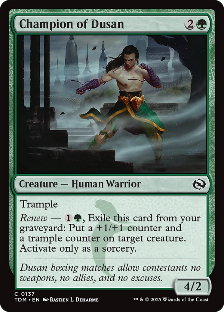 Champion of Dusan (TDM-137) Foil