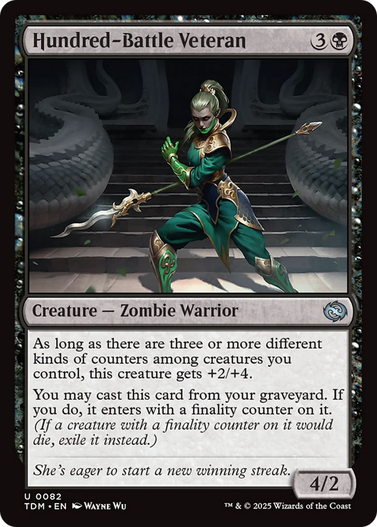 Hundred-Battle Veteran (TDM-082) Foil