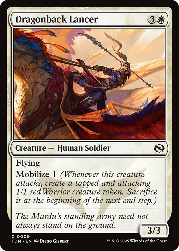 Dragonback Lancer (TDM-009) Foil