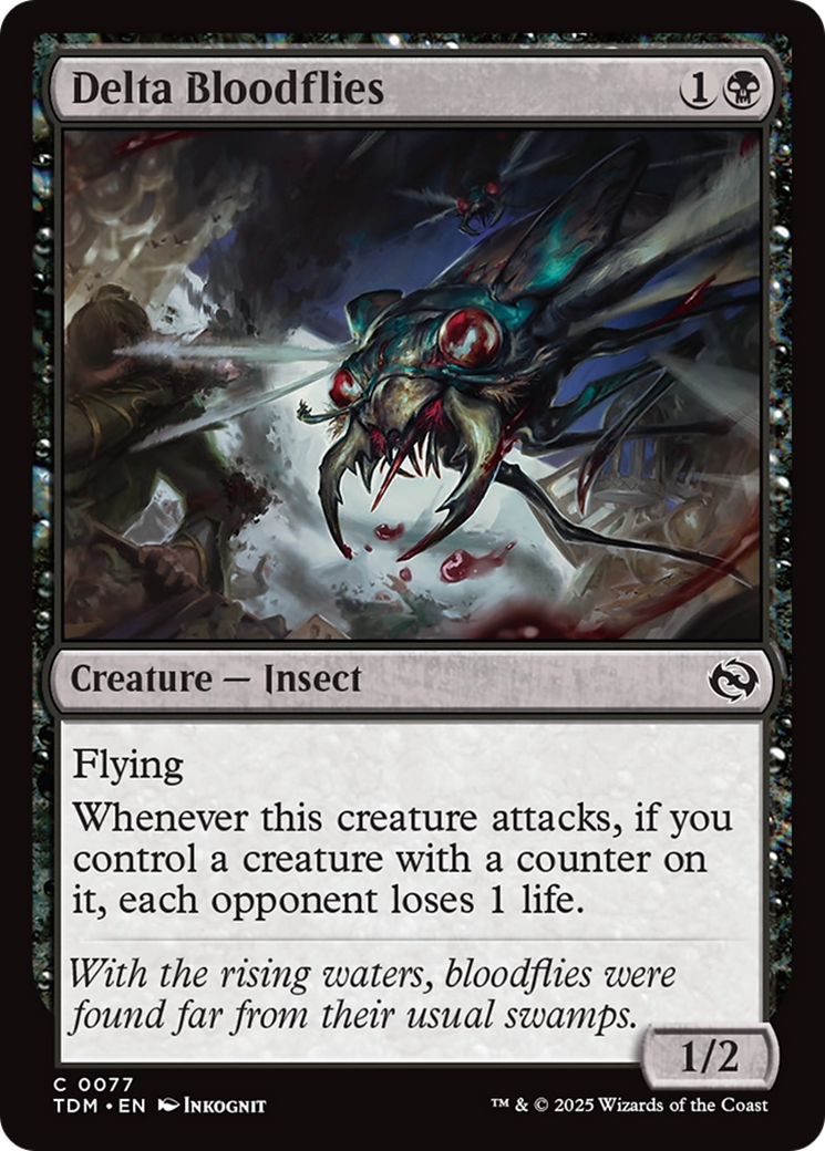 Delta Bloodflies (TDM-077) Foil