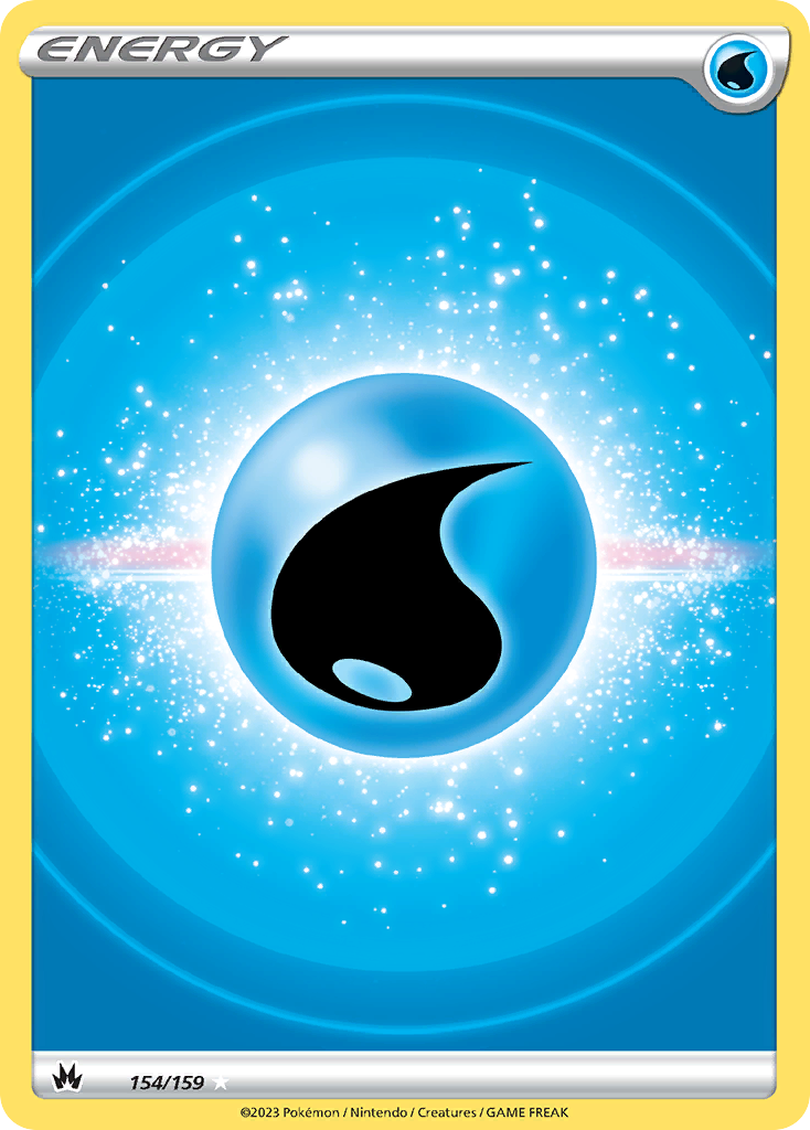 Water Energy Reverse Holofoil