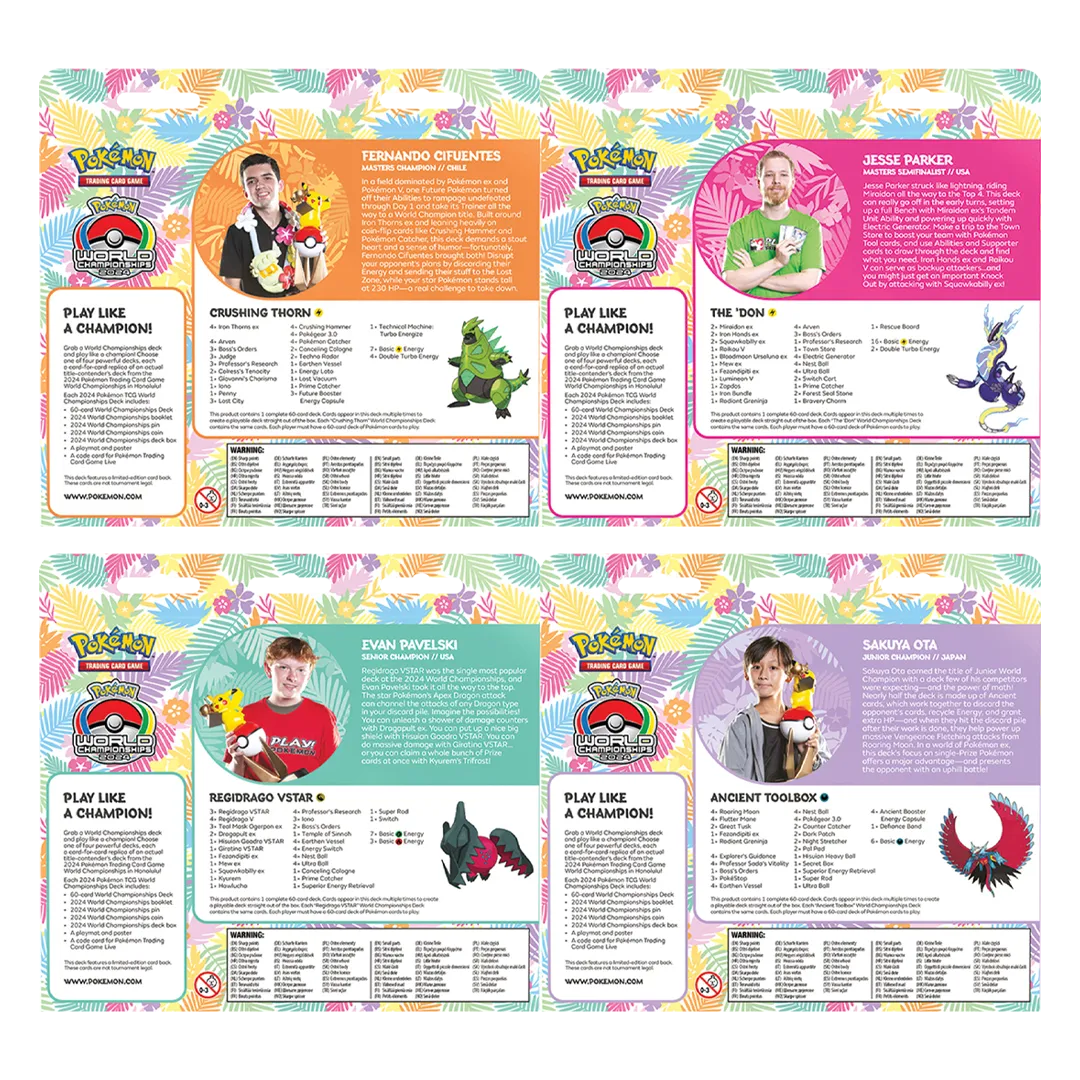 2024 World Championship Decks [Set of 4]