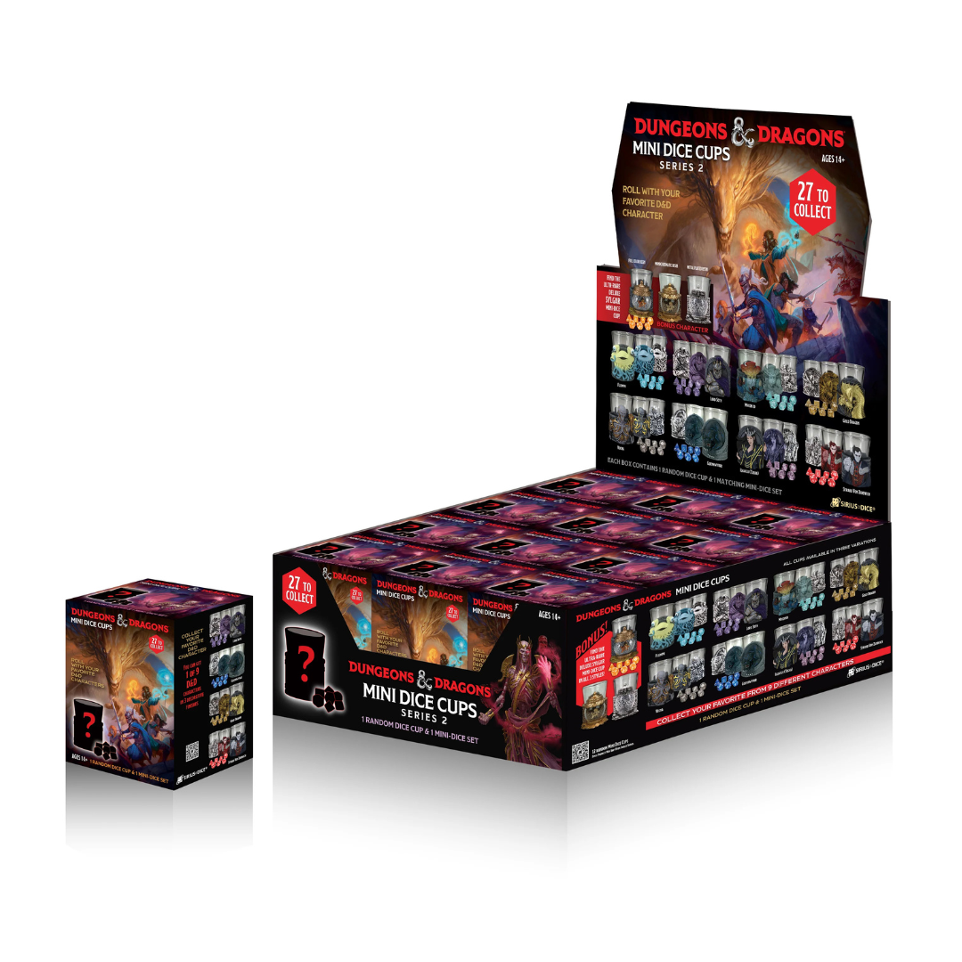 Sirius Dice - Dungeons & Dragons Mini Dice Cups Series 2 Blind Box