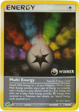 Multi Energy (Special) - 93/100 [Winner] (93) Promo Holofoil