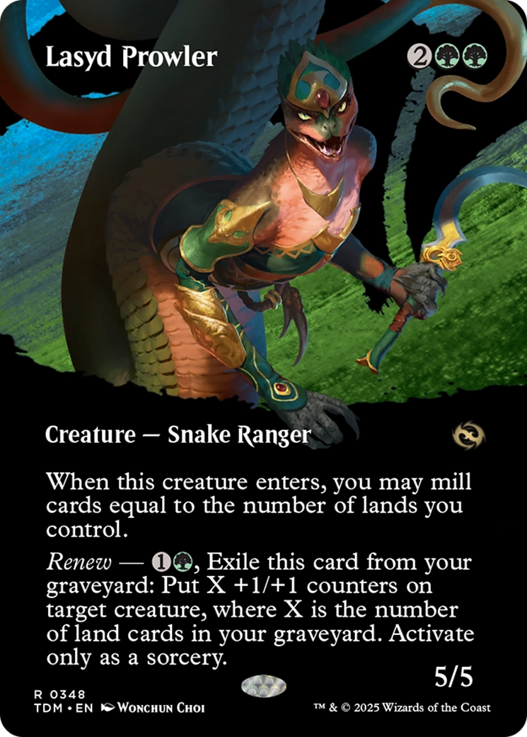 Lasyd Prowler (TDM-348): (Showcase) (Borderless) Foil