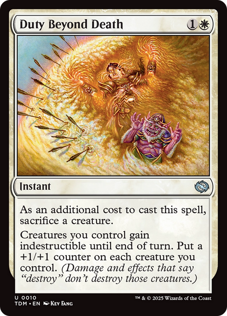 Duty Beyond Death (TDM-010) Foil