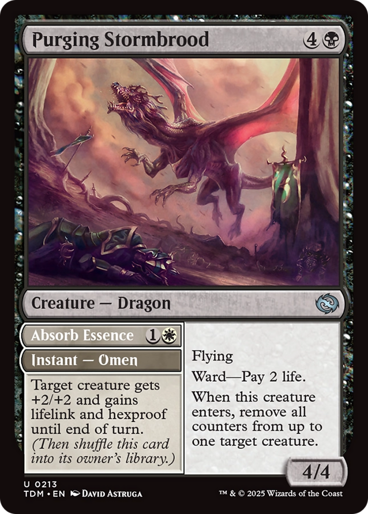Purging Stormbrood // Absorb Essence (TDM-213) Foil