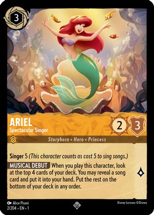 Ariel - Spectactular Singer (2/204) - The First Chapter