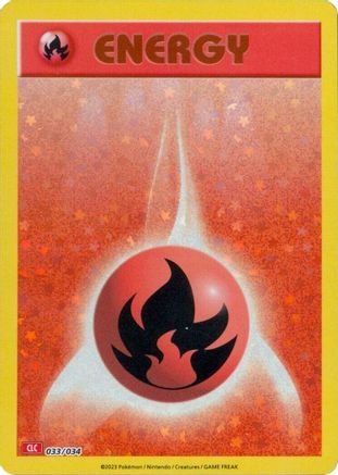 Basic Fire Energy (33) Rare Holofoil