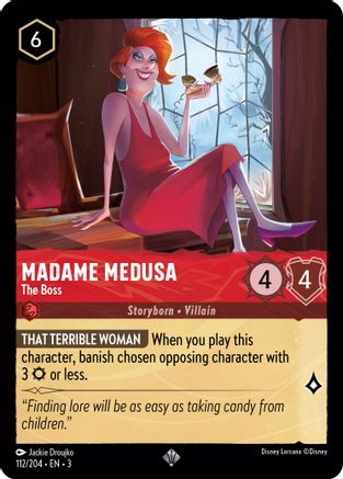 Madame Medusa - The Boss (112//204) - Into the Inklands Cold Foil