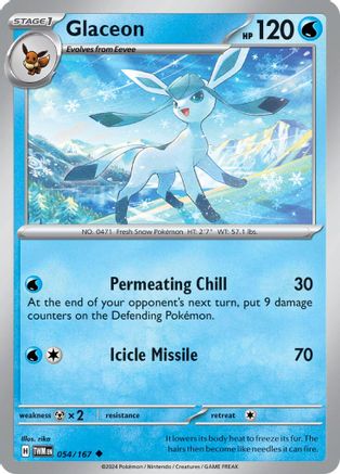 Glaceon (54) Uncommon Reverse Holofoil