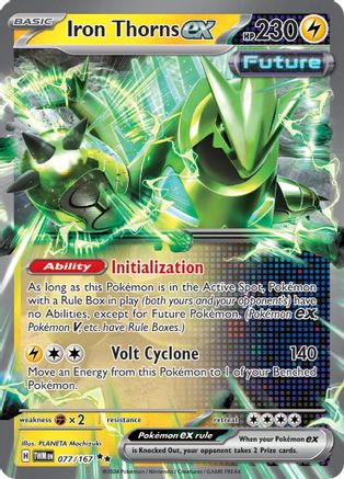 Iron Thorns ex (77) Double Rare Holofoil