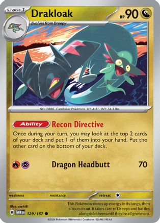 Drakloak (129) Common Reverse Holofoil