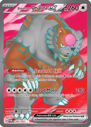Bloodmoon Ursaluna ex (202) Ultra Rare Holofoil