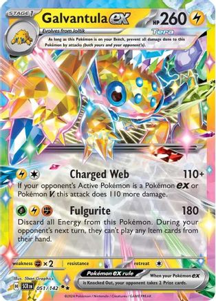 Galvantula ex (51) Double Rare Holofoil
