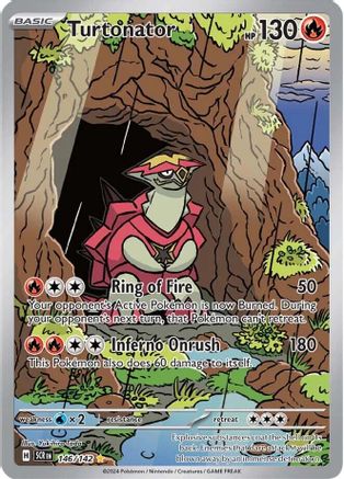 Turtonator (146) Illustration Rare Holofoil