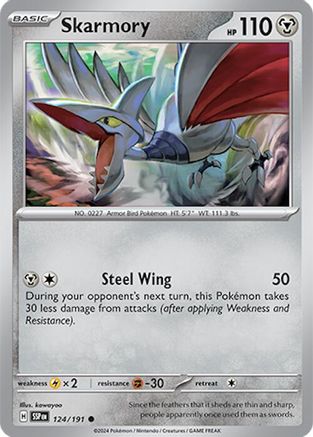 Skarmory (124) Common Reverse Holofoil