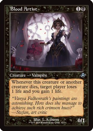Blood Artist (Retro Frame) (INR-372) Foil