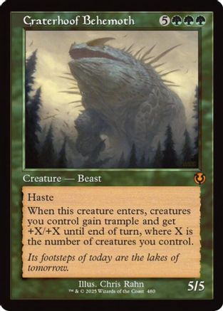 Craterhoof Behemoth (Retro Frame) (INR-480)
