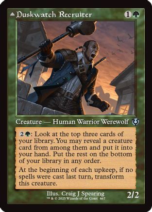 Duskwatch Recruiter (Retro Frame) (INR-467) Foil