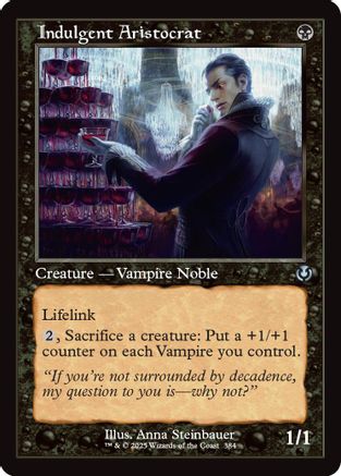Indulgent Aristocrat (Retro Frame) (INR-384) Foil