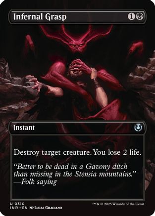 Infernal Grasp (Borderless) (INR-310)