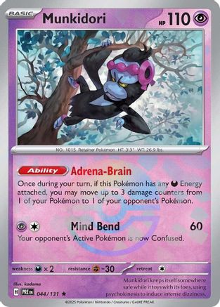 Munkidori (Poke Ball Pattern) (44) Rare Classic Holofoil
