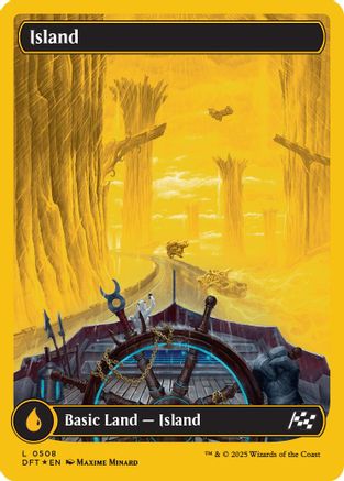 Island (0508) (First-Place Foil) (DFT-508) Foil