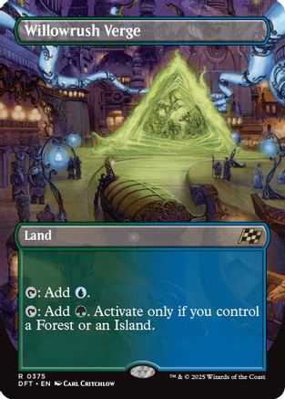 Willowrush Verge (Borderless) (DFT-375) Foil