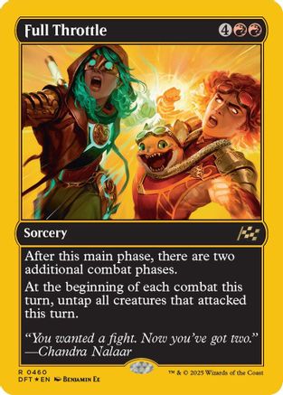 Full Throttle (First-Place Foil) (DFT-460) Foil