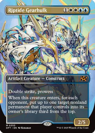 Riptide Gearhulk (Borderless) (DFT-353) Foil