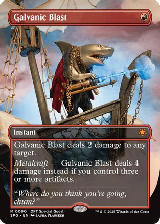 Galvanic Blast (Borderless) (SPG-090) Foil