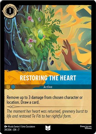 Restoring the Heart (39/204) - Archazias Island Cold Foil