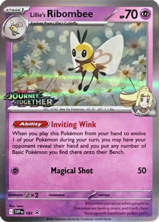 Lillie's Ribombee (183) Promo Holofoil