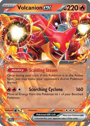 Volcanion ex - 031/159 (31) Double Rare Holofoil