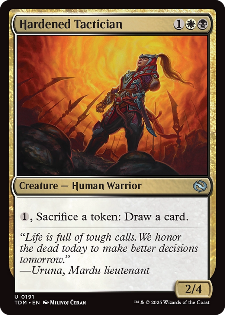Hardened Tactician (TDM-191) Foil