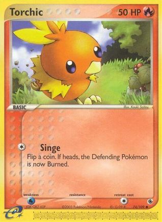 Torchic (74) Common Reverse Holofoil