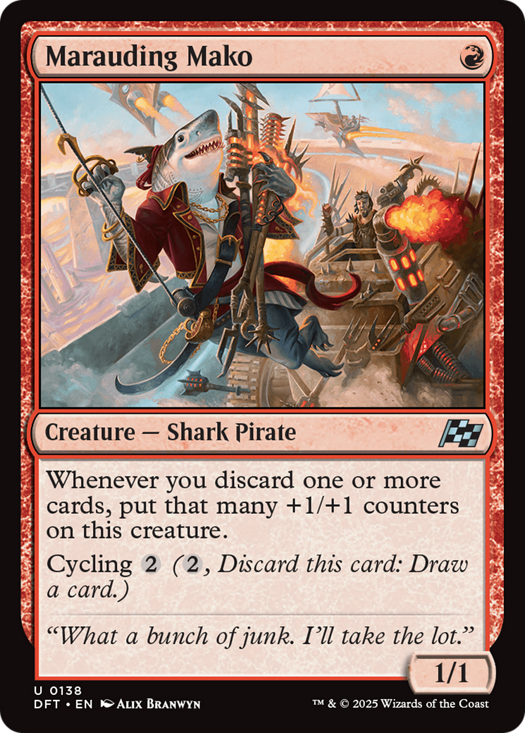 Marauding Mako (DFT-138) Foil