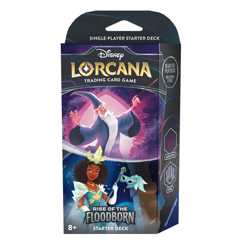 Disney Lorcana: Rise of the Floodborn Starter Deck [Amethyst & Steel]