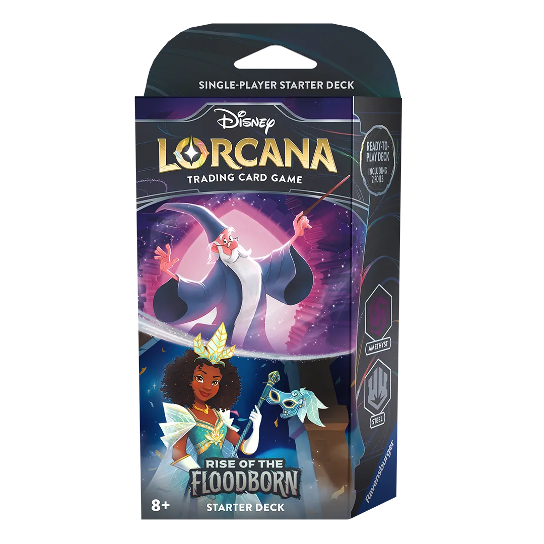 Disney Lorcana: Rise of the Floodborn Starter Deck [Amethyst & Steel]