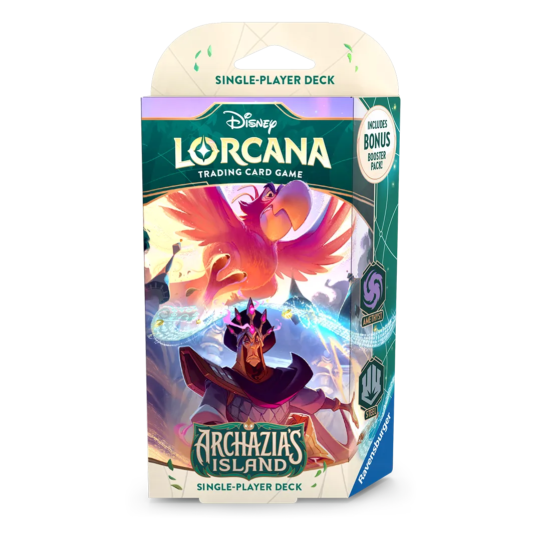 Disney Lorcana: Archazia's Island Starter Deck [Amethyst & Steel]