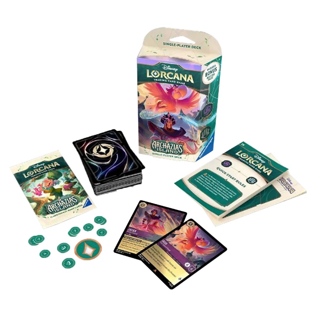 Disney Lorcana: Archazia's Island Starter Deck [Amethyst & Steel]
