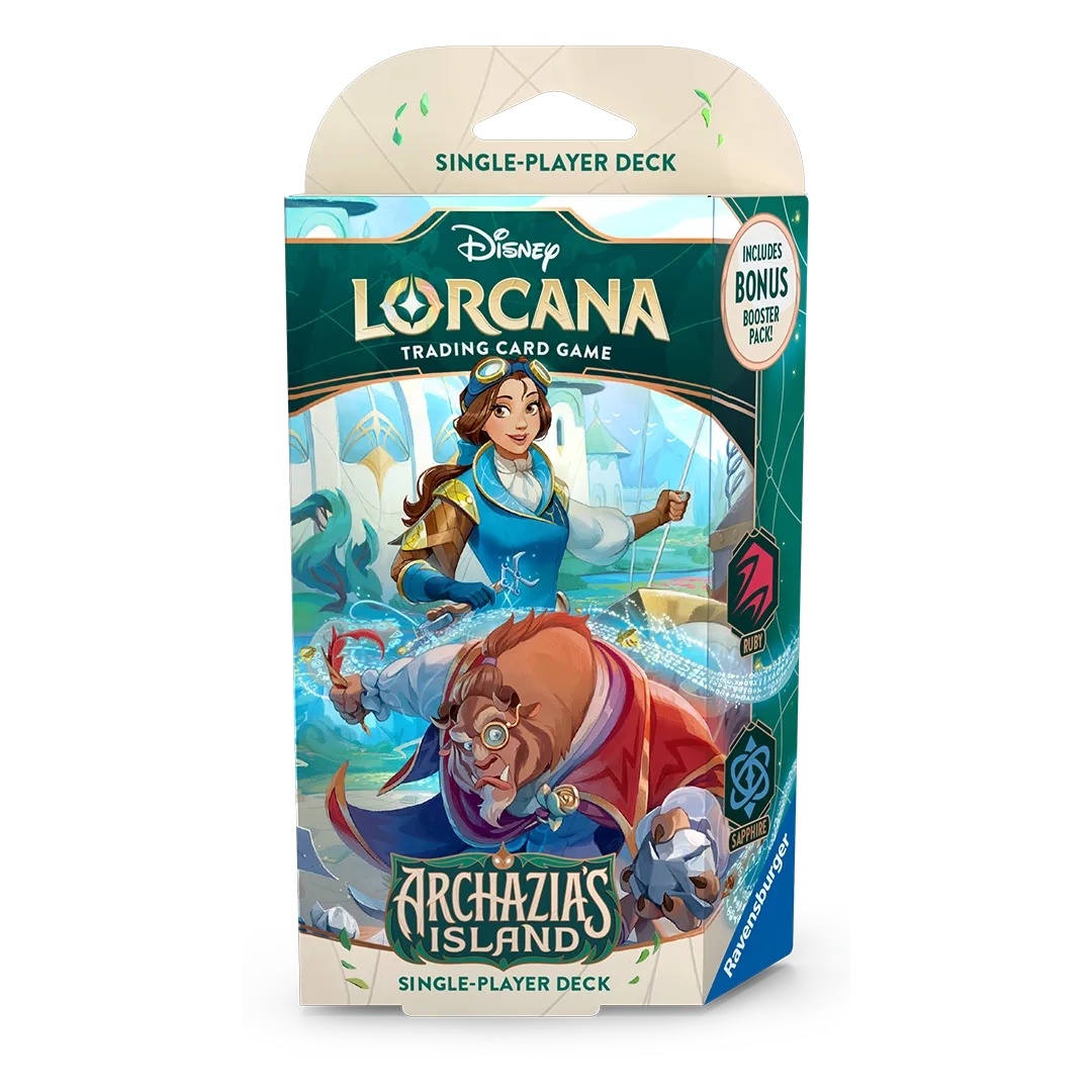 Disney Lorcana: Archazia's Island Starter Deck [Ruby & Sapphire]