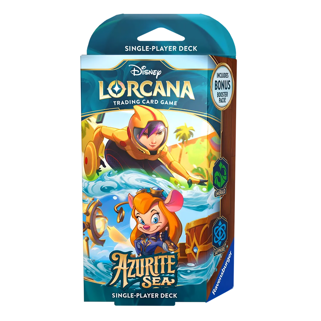 Disney Lorcana: Azurite Sea Starter Deck [Emerald & Sapphire]