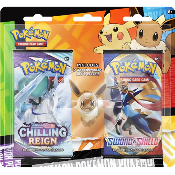 Back to School Eraser Blister (Eevee)