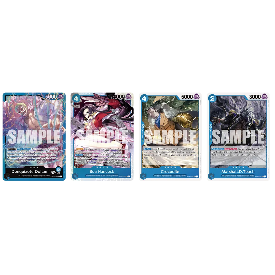 Starter Deck 17: BLUE Donquixote Doflamingo Display [ST-17]