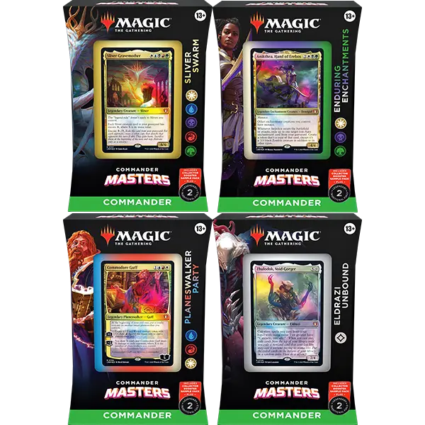 Commander Masters Commander Deck Display (Set of 4)